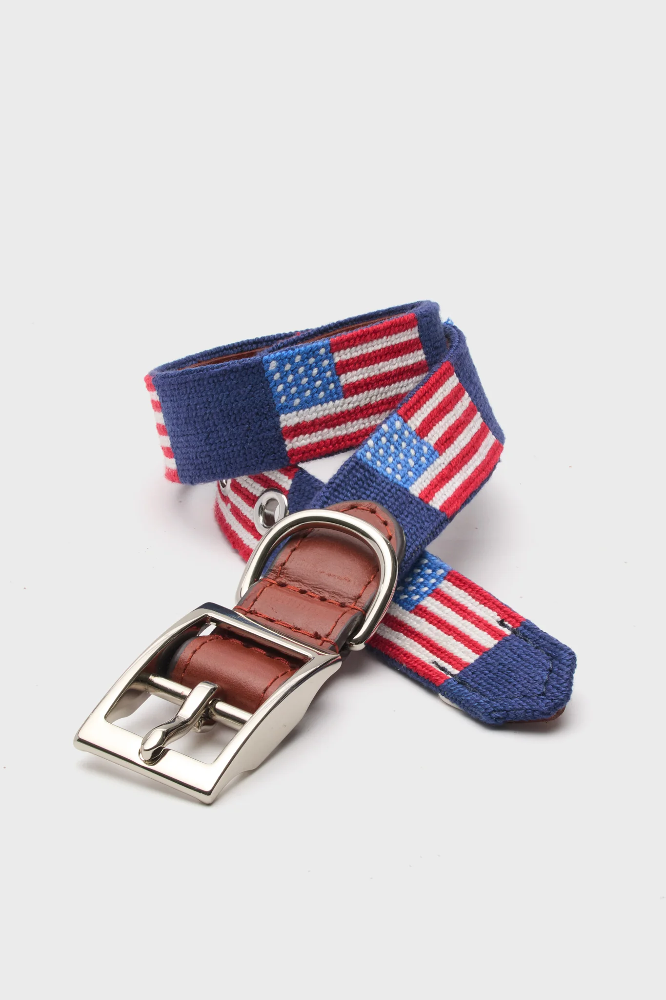 American Flag Needlepoint Dog Collar - Image 4
