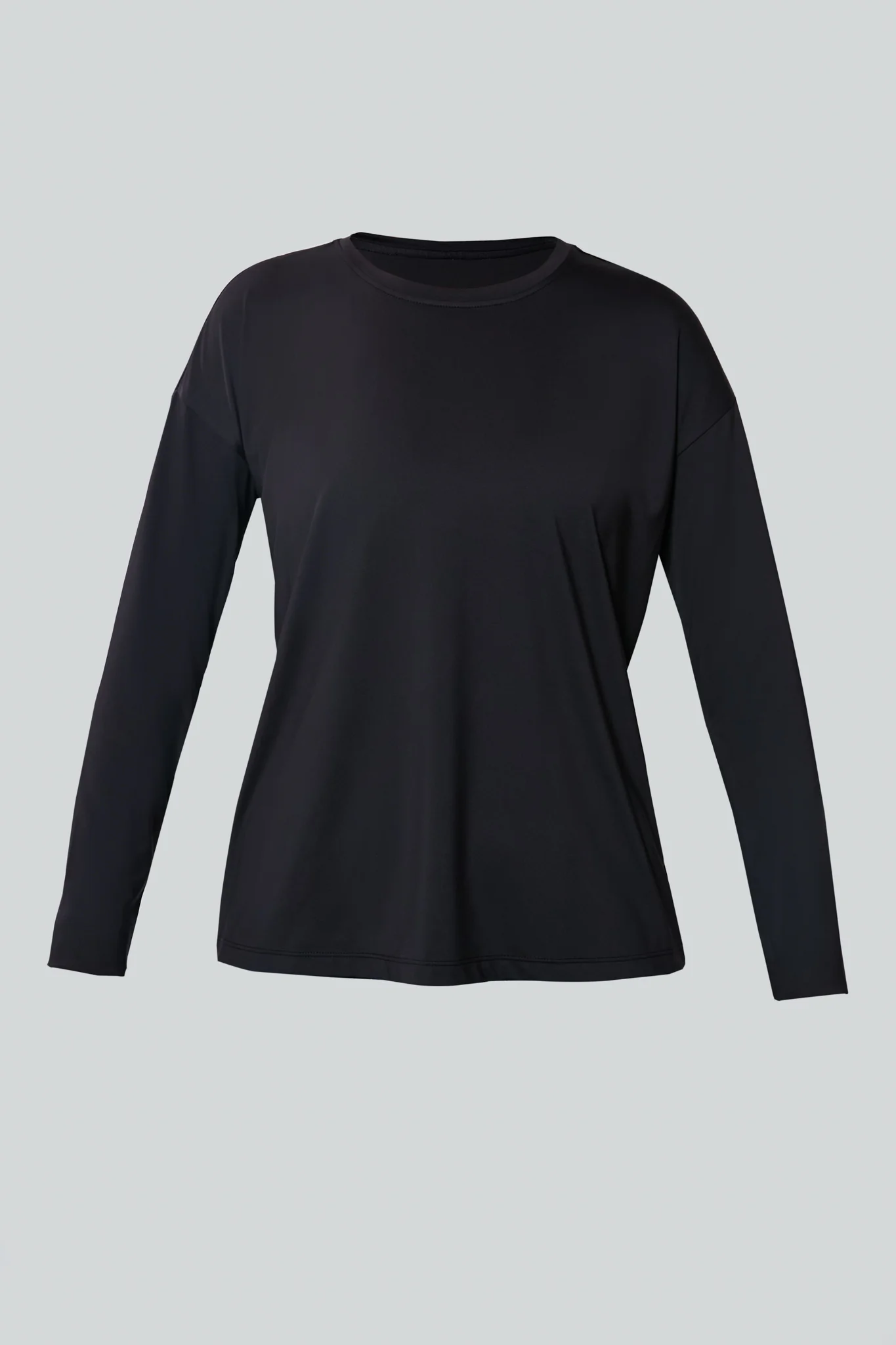 Black Long Sleeve Performance Jersey Ryan Boyfriend Tee - Image 7