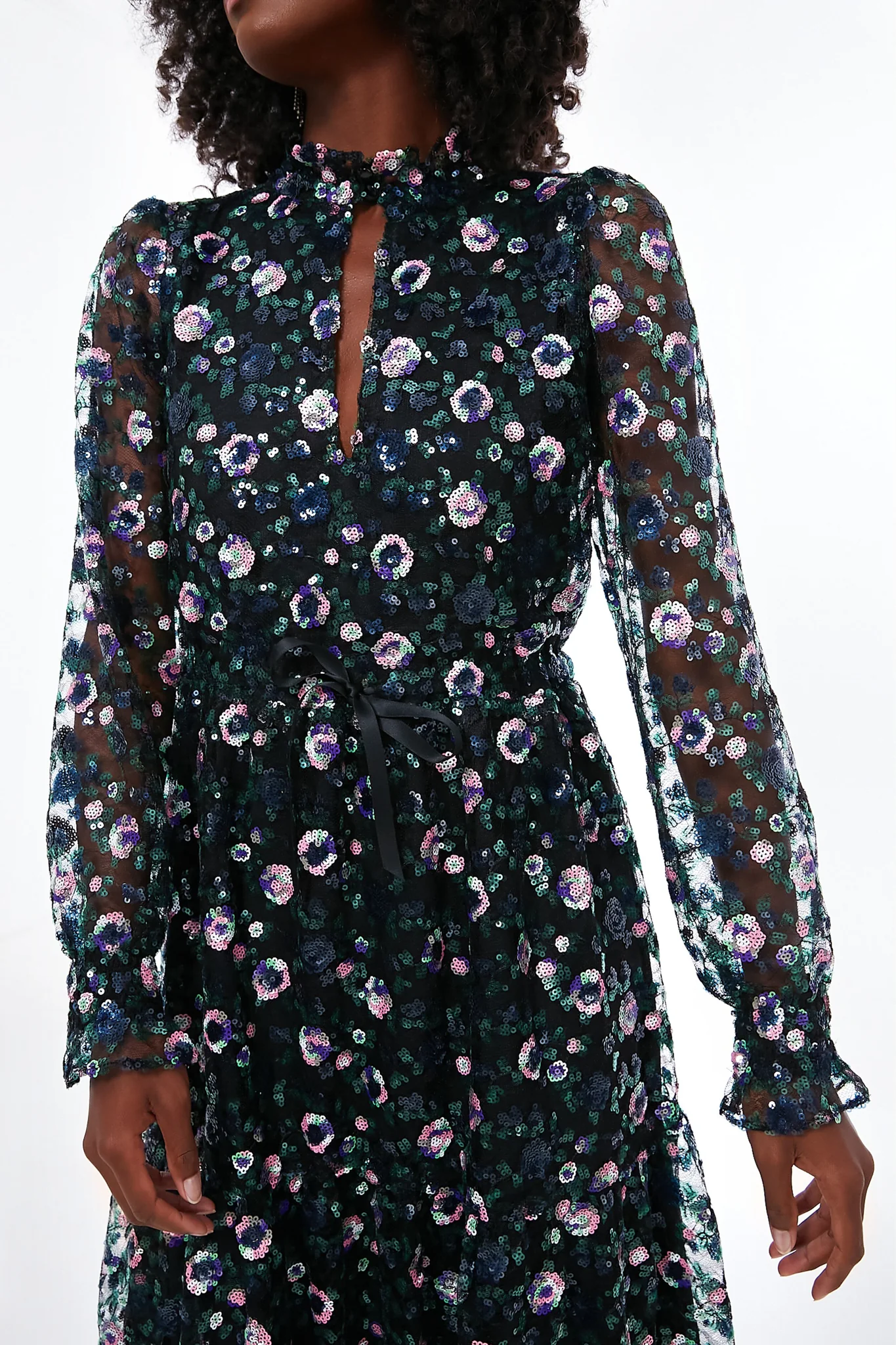 Floral Sequin Lucybella Dress - Image 5