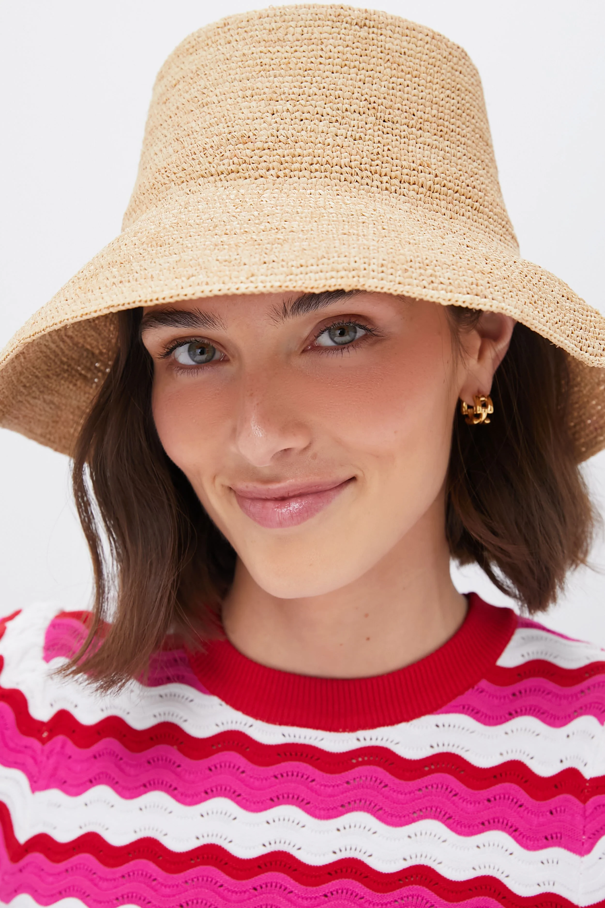 Natural Chic Crochet Bucket Hat - Image 4