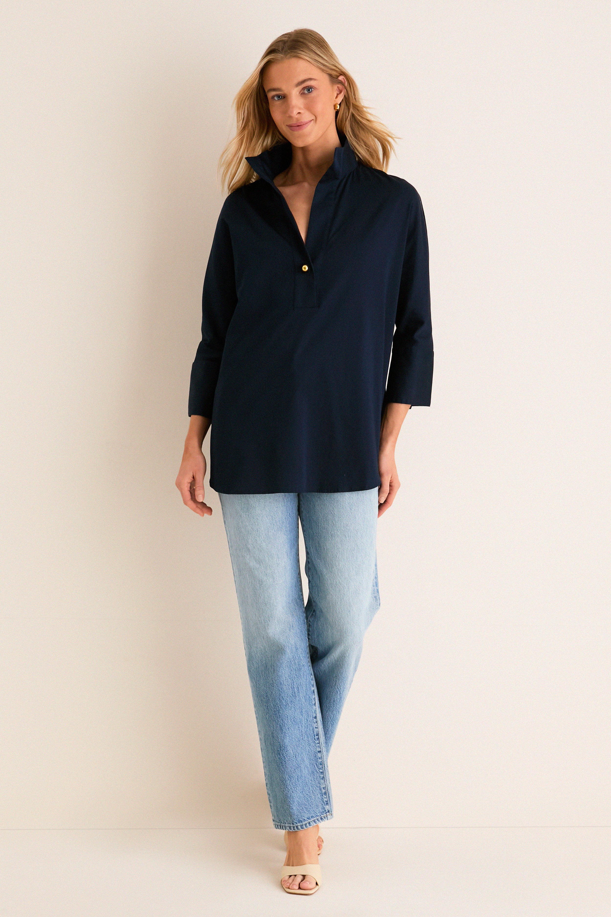 Navy Willow Blouse - Image 6