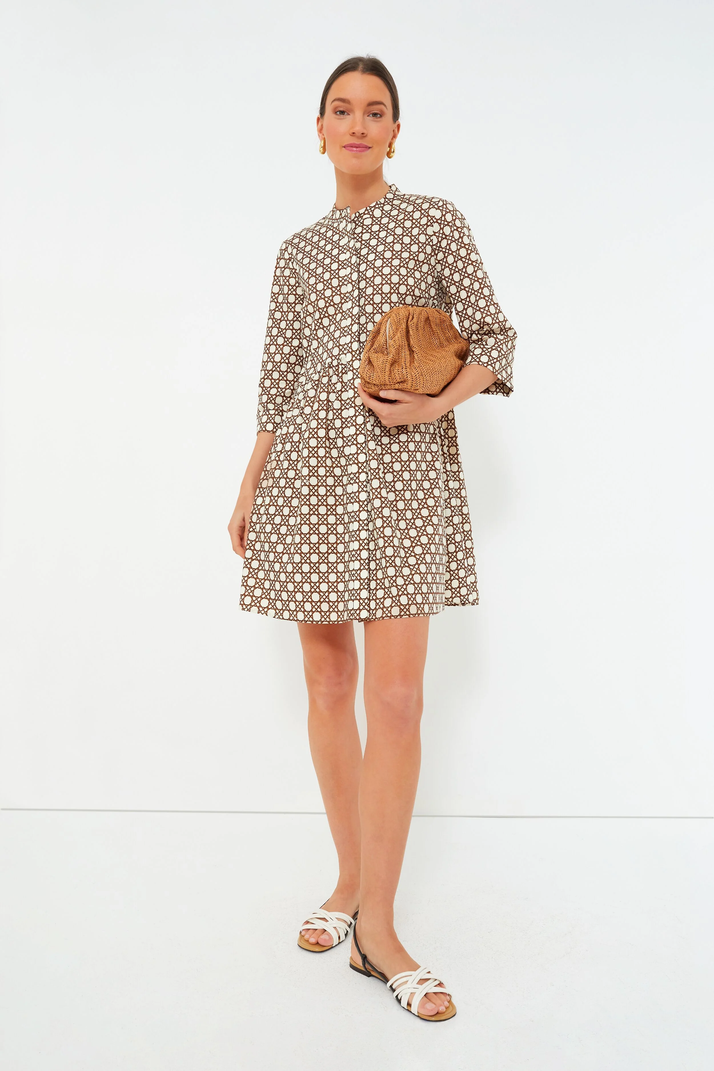 Dark Raffia Slouchy Clutch - Image 4