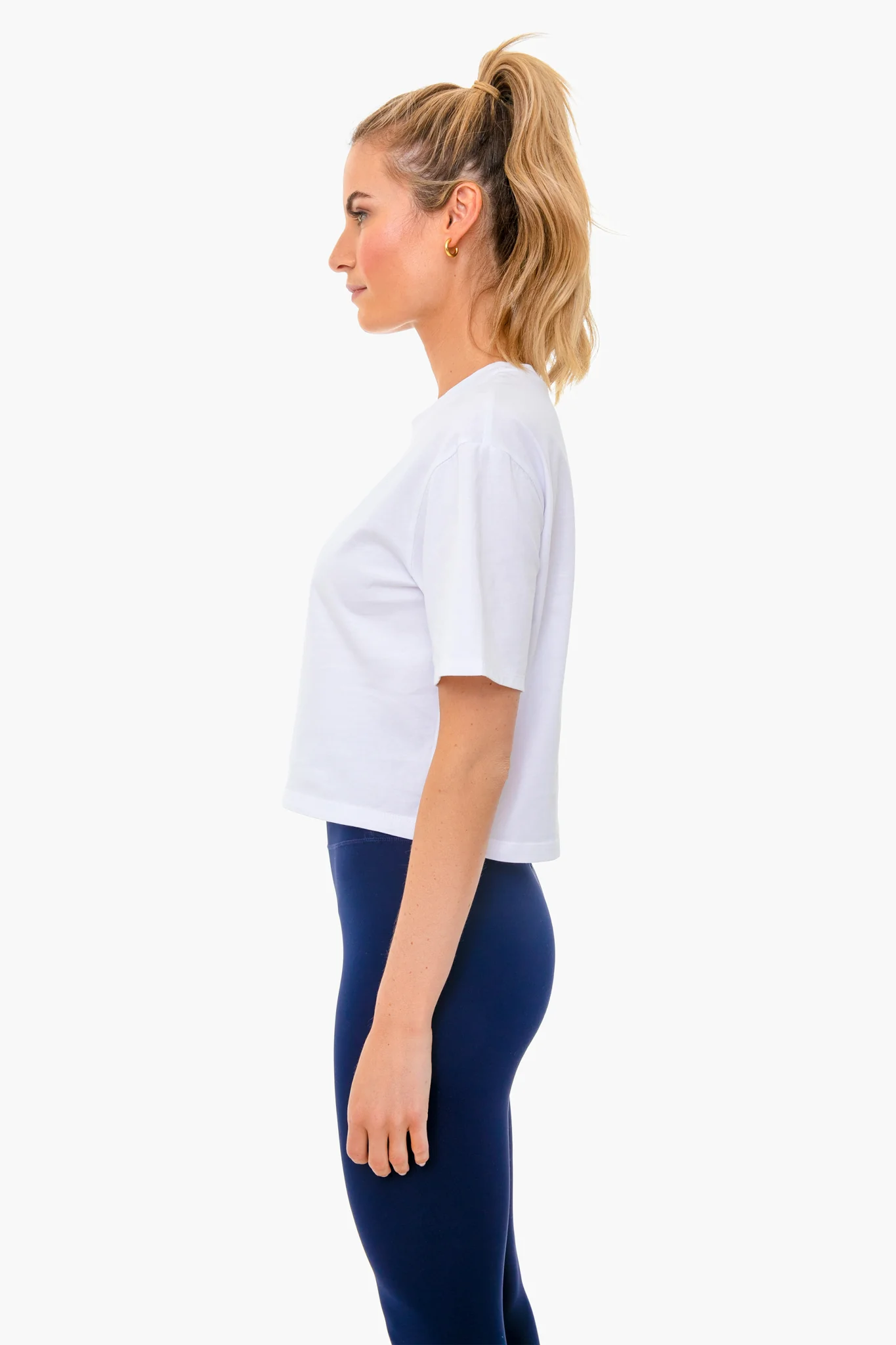 White Everyday Short Sleeve Tee - Image 3